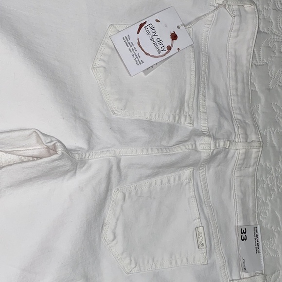 Joe's Jeans Women's The Icon Ankle Mid Rise Skinny in White - Picture 5 of 7
